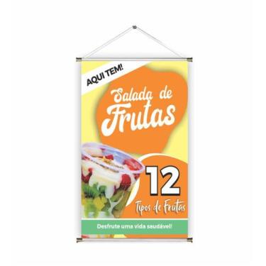 Imagem de Banner pronto Salada de Fruta BA 151 medida 45x70 cm arte pronta