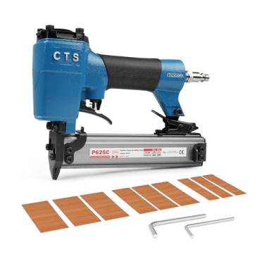 Imagem de Pregador de pino de calibre 23 CTS P625C com pregos de 3000 peças, pistola de pregos pneumática sem cabeça com trava de segurança, serve para pregos de pino de 12 a 25 mm, micro pinheiro de ar para