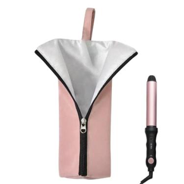 Imagem de Estojo de Viagem para Chapinha | Estojo De Armazenamento Resistente Ao Calor,Bolsa De Armazenamento Antipoeira Para Ferro De Ondular Para Casa Viagem Estação De Maquilhagem E Cabeleireiro