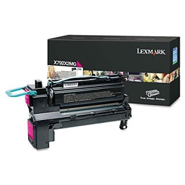 Imagem de Lexmark Cartucho de toner magenta de rendimento extra, rendimento de 20.000, para uso no modelo X792/XS796 (X792X2MG)
