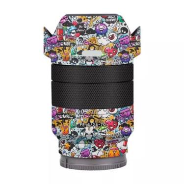 Imagem de Adesivo de lente de câmera para Sony FE 12-24 mm F4 G Macro Coat Wraps Film Protective Vinyl Decal Skin 12-24 4 (Knight Black)