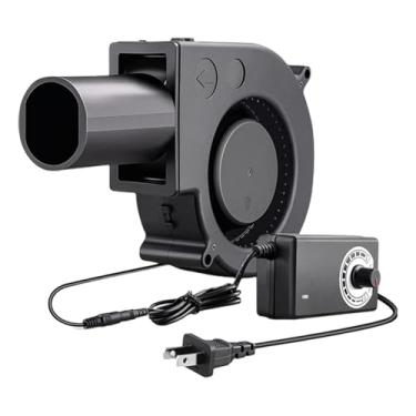 Imagem de MFMEXUL Ventilador Portátil de 12 V para Uso Externo com Fluxo de Ar Ajustável para Piqueniques E Lareiras