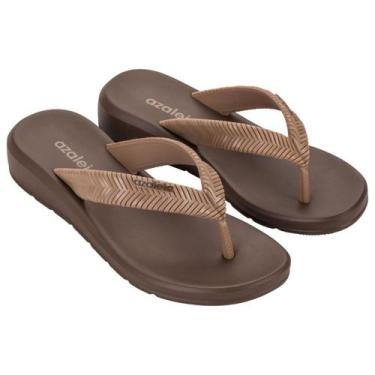 Imagem de Tamanco Feminino Azaleia Esporão Confortavel, Marrom, 35