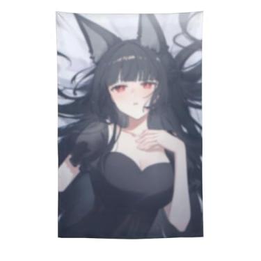 Imagem de LIEGBMEU Sexy Bikini Hot Anime Girl Tapeçaria 152.4 cm x 228.6 cm Interior Exterior Wall Quilt Art Decoração de Tapeçaria Caprichosa, AF131