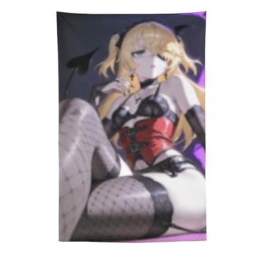 Imagem de LIEGBMEU Sexy Bikini Hot Anime Girl Tapeçaria 152.4 cm x 228.6 cm Interior Exterior Wall Quilt Art Decoração de Tapeçaria Caprichosa, AF059