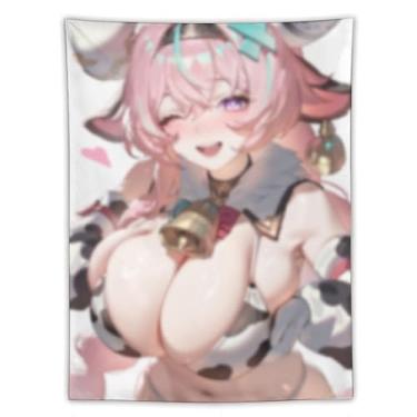 Imagem de LIEGBMEU Sexy Bikini Hot Anime Girl Tapeçaria 152.4 cm x 203.2 cm Interior Exterior Wall Quilt Art Decoração de Tapeçaria Caprichosa, AF279