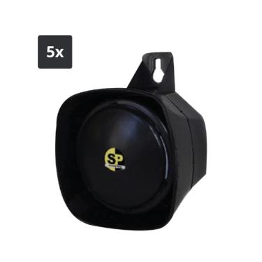 Imagem de KIt 5 Sirene Monotonal p/ Alarme e Cerca Eletrica 120db 12v