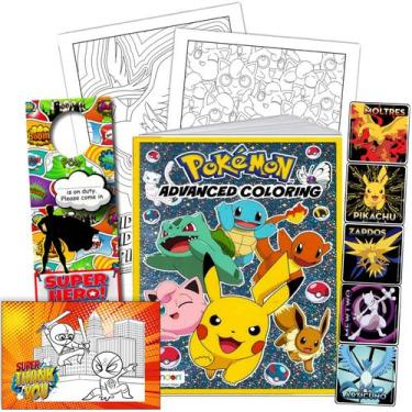 Imagem de Conjunto de atividades Bendon Pokémon Advanced Coloring com adesivos