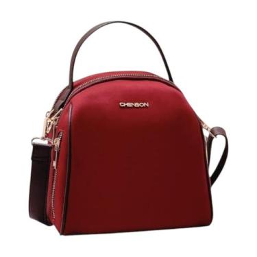 Imagem de Bolsa Feminina Chenson Microfibra Com Alça Transversal Vira Mochila, V