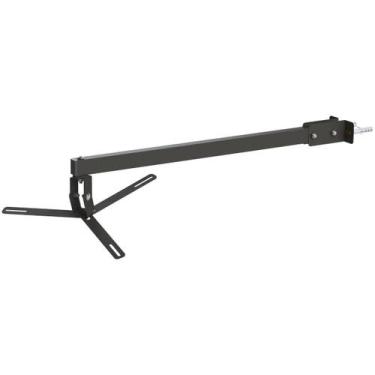 Imagem de Suporte Projetor Datashow Mini Led Parede Braço 60 Cm-Preto - Multifor