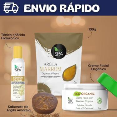 Imagem de Kit Anti-idade Skin Care - Argila Amarela - Sabonete de Argila Amarela