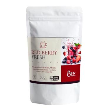 Imagem de Chá Red Berry Fresh Blend Morango Mirtilo Laranja Hibisco 50g