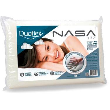 Imagem de Travesseiro Nasa Alto Duoflex 70x50x17