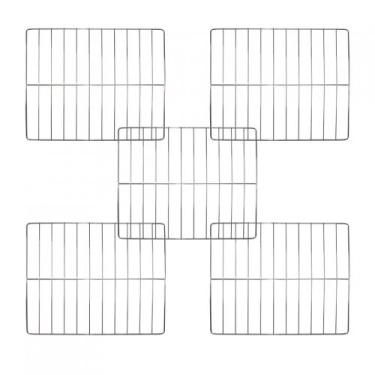 Imagem de Kit Grade Cromada para Forno de Bancada Smart60s - 5 peAas - Fogatti, 