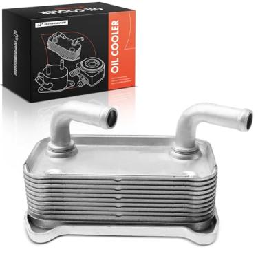 Imagem de A-Premium Refrigerador de óleo do motor compatível com Volvo S40 V40 2000-2004 1.9L 2.4L 2.5L com contagem de 10 linhas