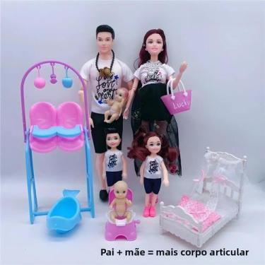 Imagem de Boneca Grávida De 11,5 Polegadas Com Carrinho, Cama E Cadeira, Acessór