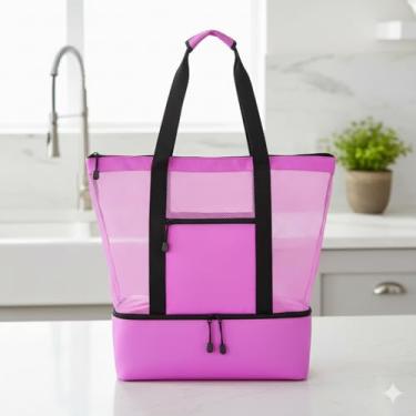 Imagem de Bolsa Térmica Praia Piscina Campo – Compartimento Isotérmico Prático