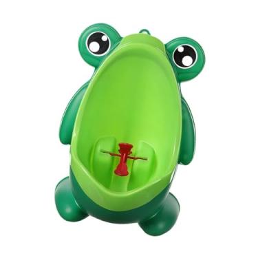 Imagem de simhoa Mictório infantil para treinamento de uso no banheiro, uso em viagens e em casa, fácil de limpar com alvo divertido para crianças e meninos, Verde