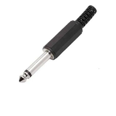 Imagem de Plug P10 Mono Plastico Com Rabicho - Emb 10 Pcs - Tebera