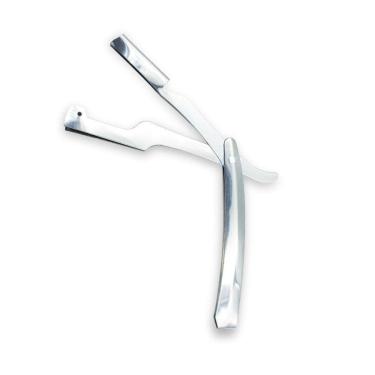 Imagem de Navalhete Barbeiro Cabo De Aço Inox Barbear Profissional