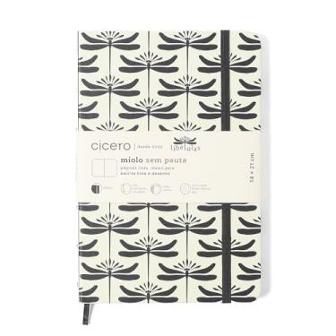Imagem de CADERNETA CICEROS LIBELULAS SEM PAUTA 14X21 OFF WHITE
