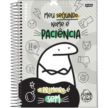 Imagem de Jandaia - Caderno Espiral Universitário CD 10 Matérias 160 Fls Flork Sem Paciência FSC