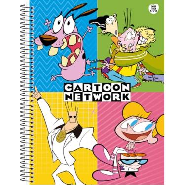 Imagem de Caderno Universitário Animativa, 10 matérias, 160 folhas, Capa Dura, Cartoon Network, Pacote com 4