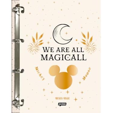 Imagem de Jandaia - Caderno Argolado Cartonado College Mickey Arts Magic 80 folhas