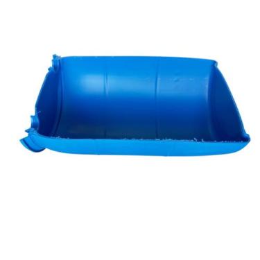 Imagem de Cocho Meio Tambor Bombona Higienizado Azul - Reuso - DM Tambores