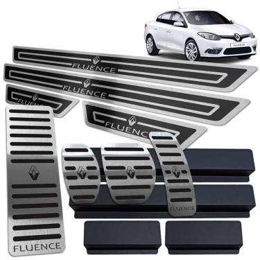 Imagem de Soleira Pedaleira Descanso Fluence 2011/2019 Preto Manual AR