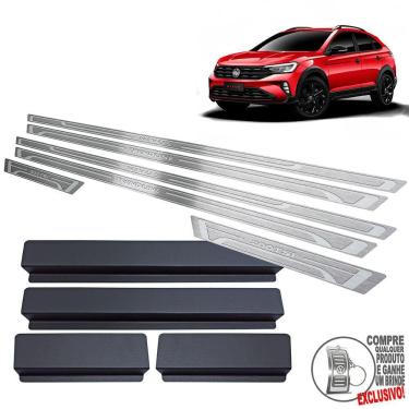 Imagem de Soleira Volkswagen Nivus Trendline Prata Baixo Relevo