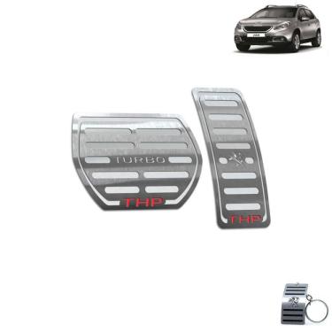 Imagem de Pedaleira Automático Peugeot 2008 Turbo Thp 2016 2019 Prata