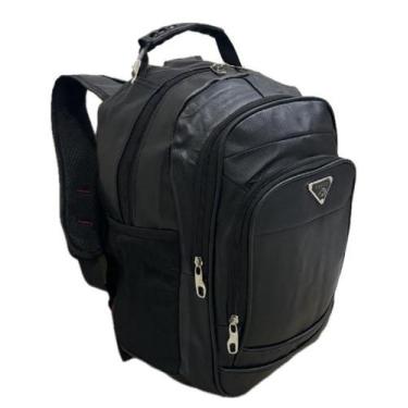 Imagem de Mochila Masculina Feminina Média Escolar Trabalho Impermeável Cabo de 