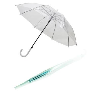 Imagem de Guarda Chuva Sombrinha Transparente 71cm - Aliança