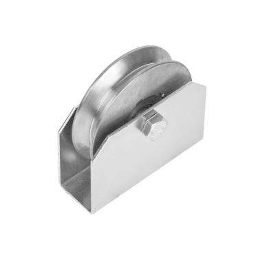 Imagem de Roldana Ferro Maciça 90 Tipo V (cantoneira) 90 - Caixa Fechada Aço - Ferrosul