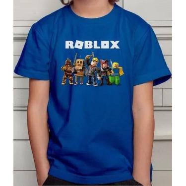 Imagem de Camiseta Camisa Infantil Juvenil Gamer Roblo ox Menino Menina 100% Alg