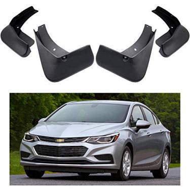 Imagem de Protetores de lama Moertifei para carro, para-choques, abas de lama compatível com Chevrolet Cruze Sedan 2016 2017 2018 2019 2020