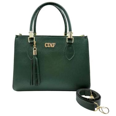 Imagem de Bolsa Feminina De Ombro Alça De Mão E Transversal De Lado (Verde Militar)