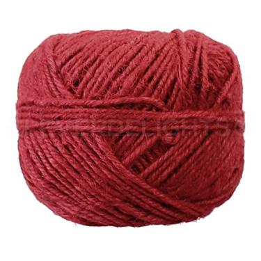 Imagem de Corda de juta vermelha CleverDelights – 100 jardas – 2 mm de diâmetro – Corda de juta natural ecológica