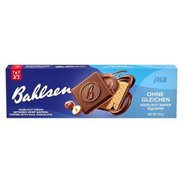 Imagem de Bahlsen Biscoito Wafer Com Recheio De Torrone De Avelã E Cobertura De Chocolate Ao Leite First Class Caixa 125G