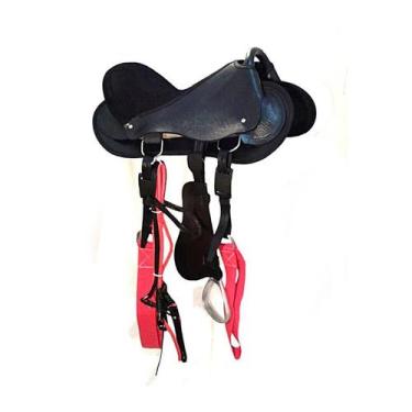 Imagem de Sela australiana compl.preta 15" - AMERICANA