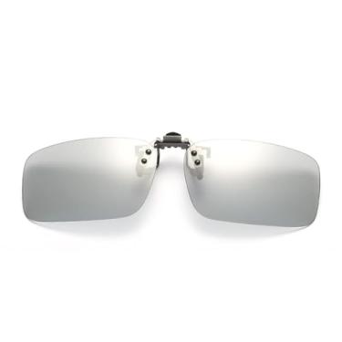 Imagem de Óculos de sol polarizados fotocrômicos com clipe para homens, óculos de direção diurnos e noturnos com clipe, C1 Clipe f