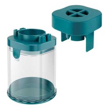 Imagem de Cortador de alimentos manual de aço inoxidável versátil fácil de usar, fatiador de alimentos de aço inoxidável espesso, fatiadores de copo de vegetais para casa (azul)