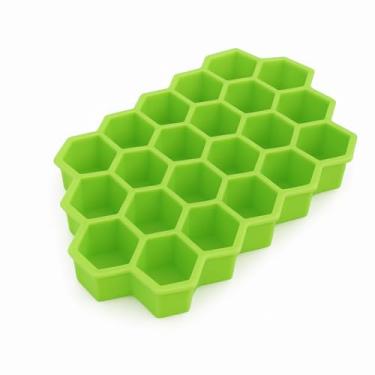 Imagem de Forma de GeloForma de Gelo Colmeia Flexivel de Silicone Duravel Reutilizavel Facil Desenformar Colmeia Flexivel de Silicone Duravel Reutilizavel Facil Desenformar