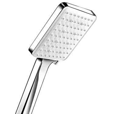 Imagem de WYUYIWH Chuveiro de mão com 6 configurações Cabeça de chuveiro com chuveiros de mão Cabeça de chuveiro de mão Cabeças de chuveiro de mão com configuração de chuva Cabeças de chuveiro e chuveiros de
