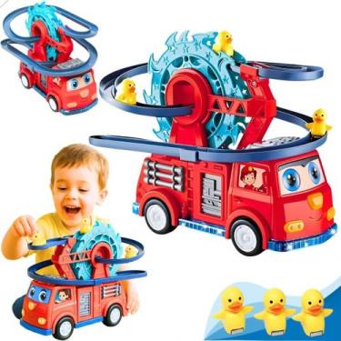 Imagem de Caminhão de Bombeiro Infantil com Som e Luz - Rick Imports