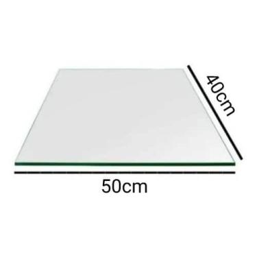 Imagem de Vidro Expositor Balcão Vitrine Para Loja 50x40 4mm - Nacional