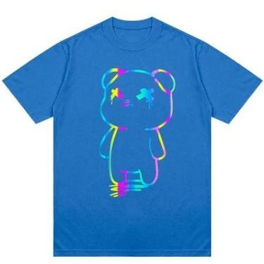 Imagem de Camisa Camiseta Do Urso Do Arco-Iris NOVO! - Loja Dinka, m, Azul