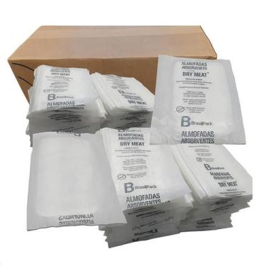 Imagem de Absorventes para alimentos Dry Meat 50g Branco 2000 unid - Brasilpack