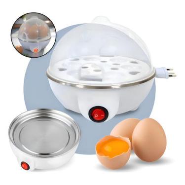 Imagem de Cozedor Ovos Eletrico Portatil Maquina Cozinha A Vapor Cor Cozedor Ovo